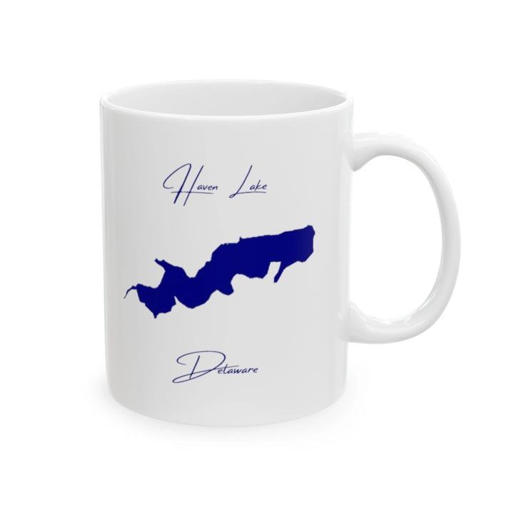 Delaware  Haven  Lake  Ceramic  Mug  other  position  view  from  right  11oz.webp