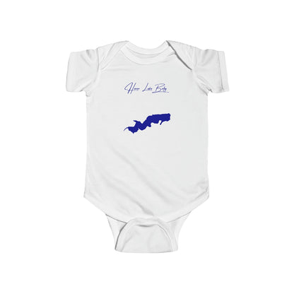 Delaware  Haven  Lake  Onesie  front  position  view  from  front  white.webp