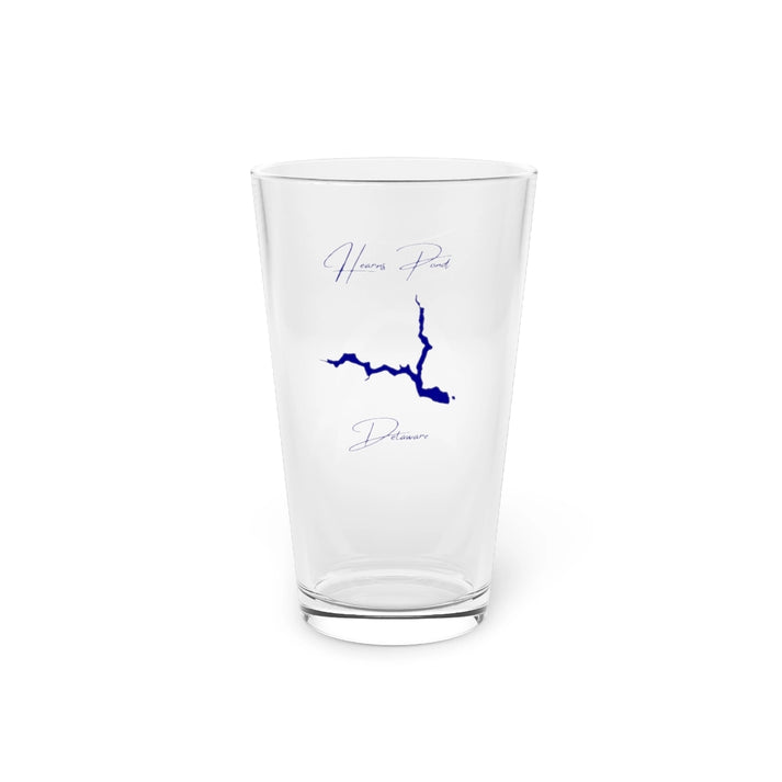 Delaware  Hearns  Pond  16oz  Pint  Glass  front  position  view  from  front  16oz.webp