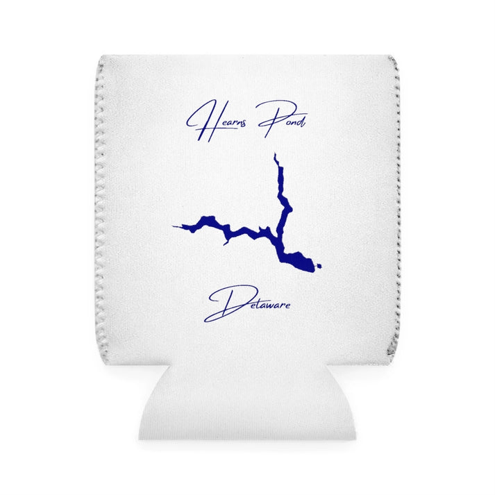 Delaware  Hearns  Pond  Can  Koozie  front  position  view  from  front-1  white.webp