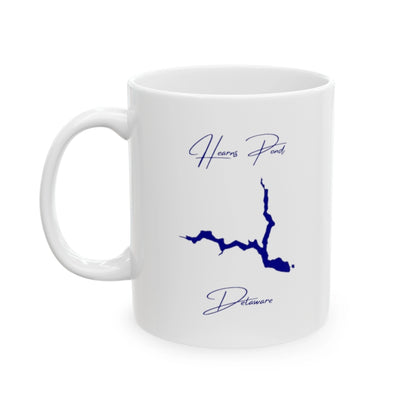 Delaware  Hearns  Pond  Ceramic  Mug  other  position  view  from  left  11oz.webp
