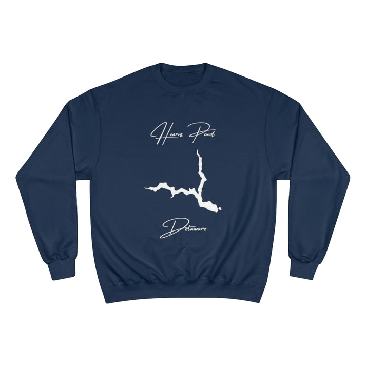 Delaware  Hearns  Pond  Sweatshirt  front  position  view  from  front  navy.webp