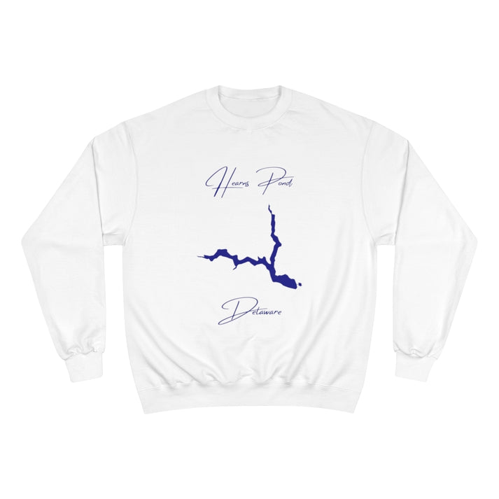 Delaware  Hearns  Pond  Sweatshirt  front  position  view  from  front  white.webp