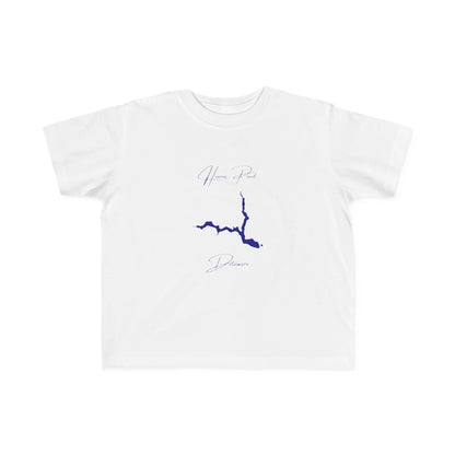 Delaware  Hearns  Pond  Toddler  T-shirt  front  position  view  from  front  white.webp