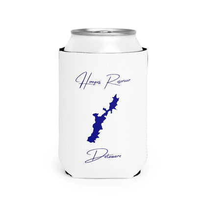 Delaware  Hoopes  Reservoir  Can  Koozie  front  position  view  from  front-2  white.webp