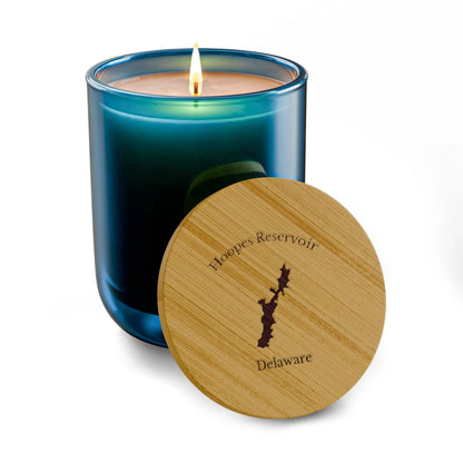Delaware  Hoopes  Reservoir  Engraved  Candle  other  position  view  from  front  deep  pacific.webp