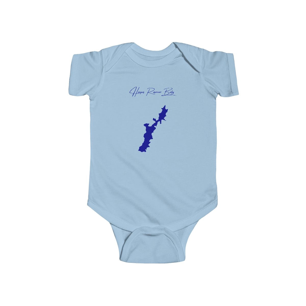 Delaware  Hoopes  Reservoir  Onesie  front  position  view  from  front  light  blue.webp