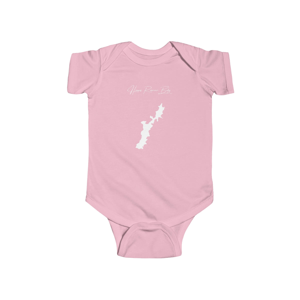Delaware  Hoopes  Reservoir  Onesie  front  position  view  from  front  pink.webp