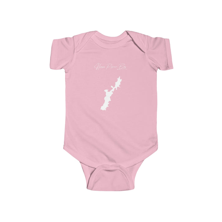 Delaware  Hoopes  Reservoir  Onesie  front  position  view  from  front  pink.webp