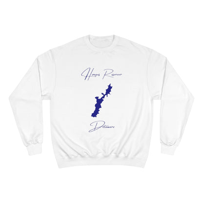 Delaware  Hoopes  Reservoir  Sweatshirt  front  position  view  from  front  white.webp