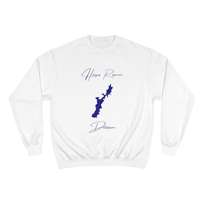 Delaware  Hoopes  Reservoir  Sweatshirt  front  position  view  from  front  white.webp