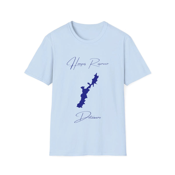 Delaware  Hoopes  Reservoir  T-shirt  front  position  view  from  front  light  blue.webp