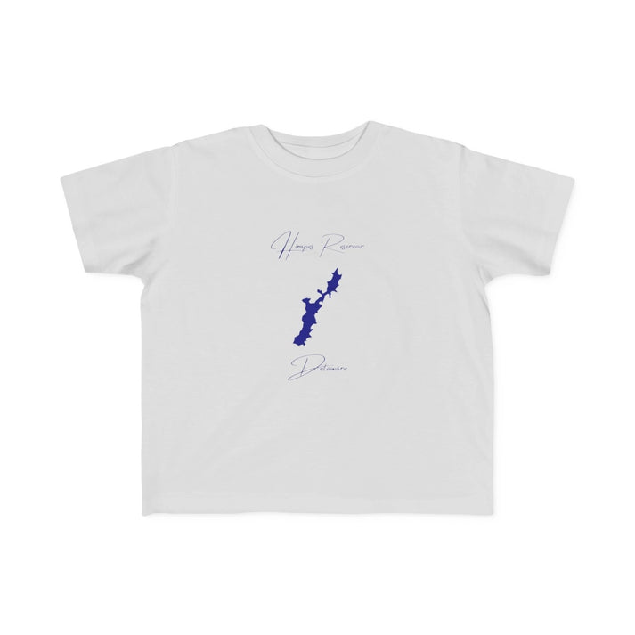 Delaware  Hoopes  Reservoir  Toddler  T-shirt  front  position  view  from  front  silver.webp