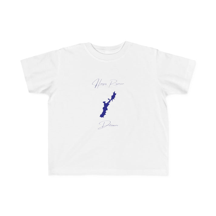 Delaware  Hoopes  Reservoir  Toddler  T-shirt  front  position  view  from  front  white.webp