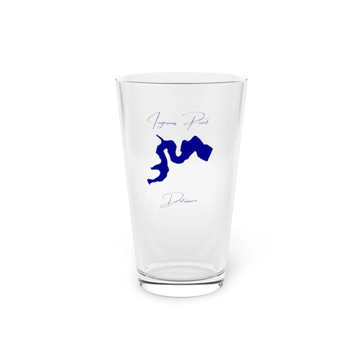 Delaware  Ingrams  Pond  16oz  Pint  Glass  front  position  view  from  front  16oz.webp