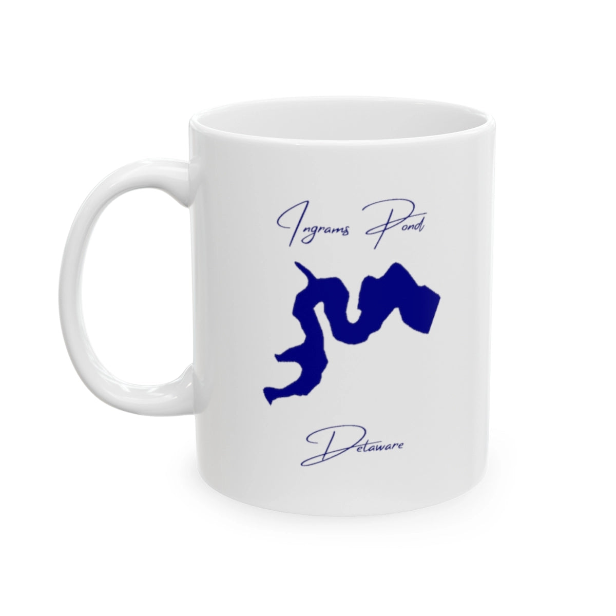 Delaware  Ingrams  Pond  Ceramic  Mug  other  position  view  from  left  11oz.webp