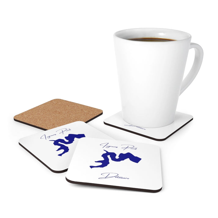 Delaware  Ingrams  Pond  Coaster  Set  front  position  view  from  context-1  3.75  x  3.75.webp