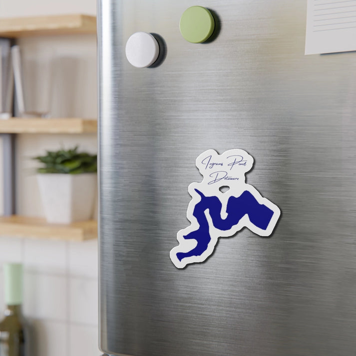 Delaware  Ingrams  Pond  Die  Cut  Magnet  front  position  view  from  context-2  4  x  4.webp