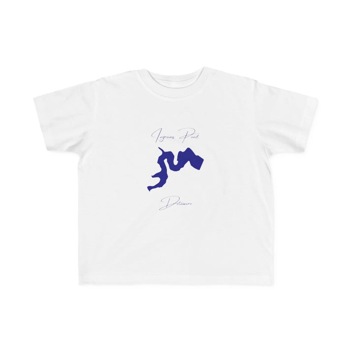 Delaware  Ingrams  Pond  Toddler  T-shirt  front  position  view  from  front  white.webp