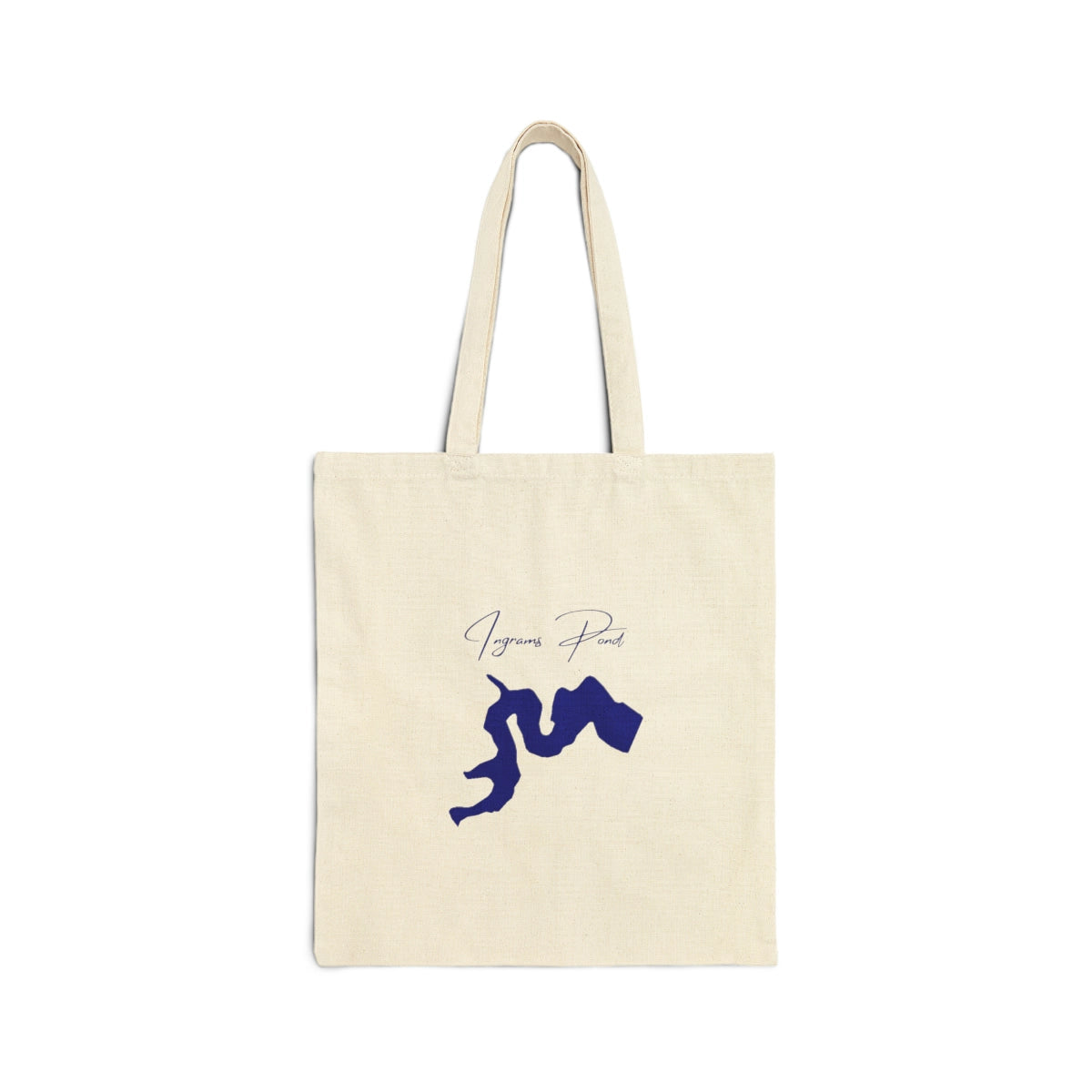 Delaware  Ingrams  Pond  Tote  Bag  front  position  view  from  front  15  x  16.webp