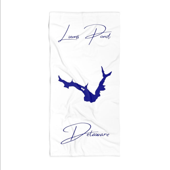 Delaware  Lums  Pond  Beach  Towel  front  position  view  from  front  36  x  72.webp