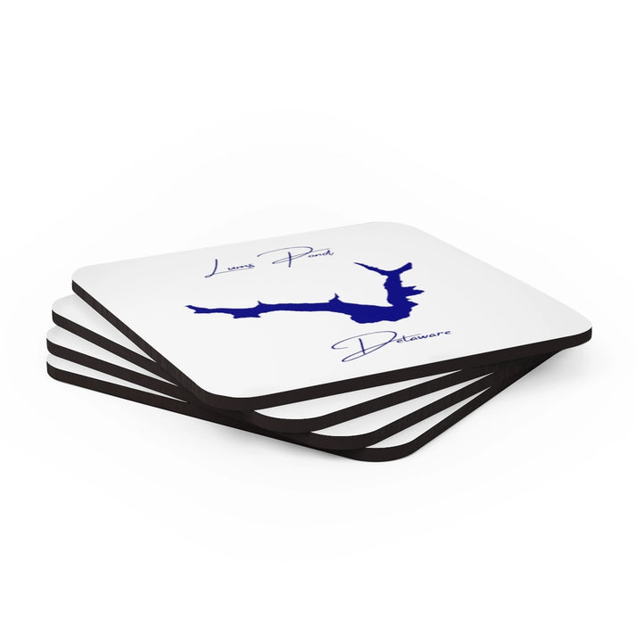 Delaware  Lums  Pond  Coaster  Set  front  position  view  from  stacked  3.75  x  3.75.webp