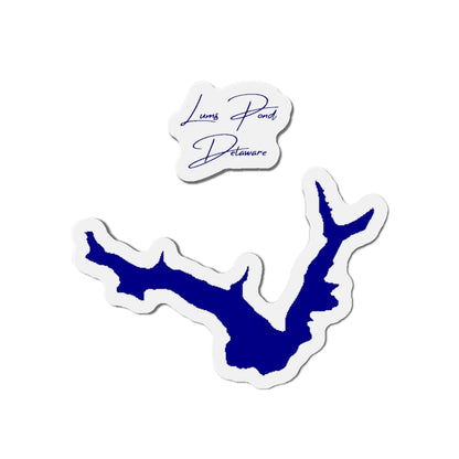 Delaware  Lums  Pond  Die  Cut  Magnet  front  position  view  from  front  4  x  4.webp