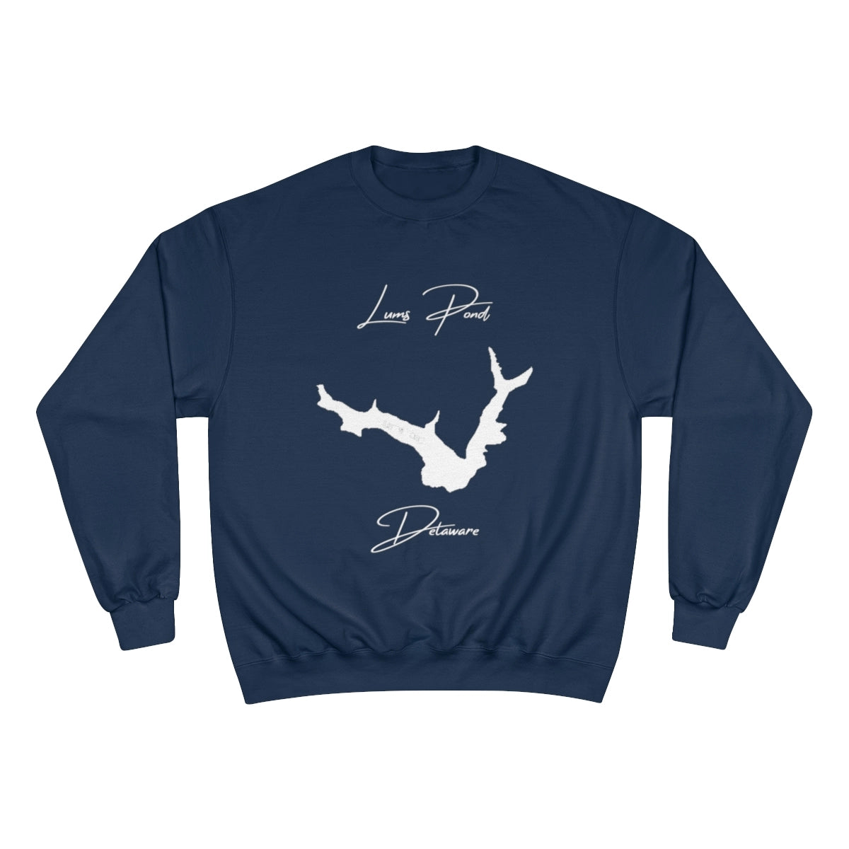 Delaware  Lums  Pond  Sweatshirt  front  position  view  from  front  navy.webp