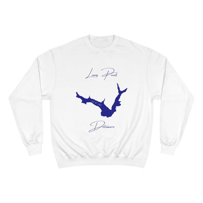 Delaware  Lums  Pond  Sweatshirt  front  position  view  from  front  white.webp