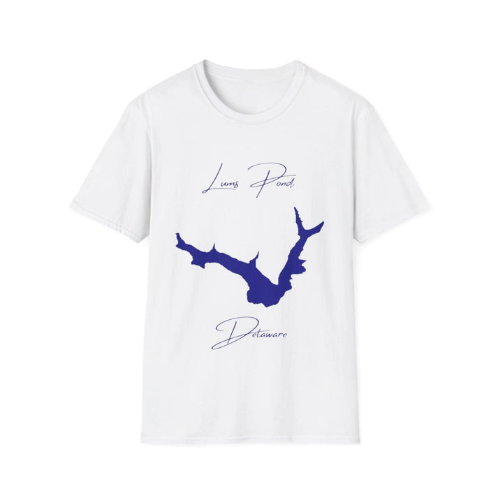 Delaware  Lums  Pond  T-shirt  front  position  view  from  front  white.webp
