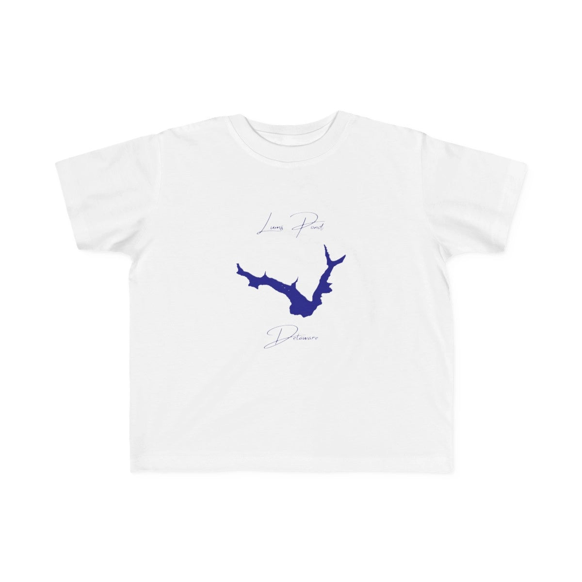 Delaware  Lums  Pond  Toddler  T-shirt  front  position  view  from  front  white.webp