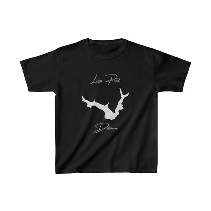 Delaware  Lums  Pond  Youth  T-shirt  front  position  view  from  front  black.webp