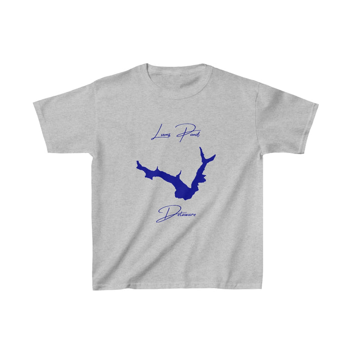Delaware  Lums  Pond  Youth  T-shirt  front  position  view  from  front  sport  grey.webp
