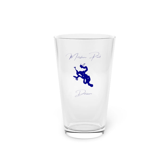 Delaware  Millsboro  Pond  16oz  Pint  Glass  front  position  view  from  front  16oz.webp