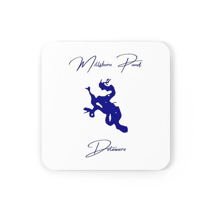 Delaware  Millsboro  Pond  Coaster  Set  front  position  view  from  front  3.75  x  3.75.webp