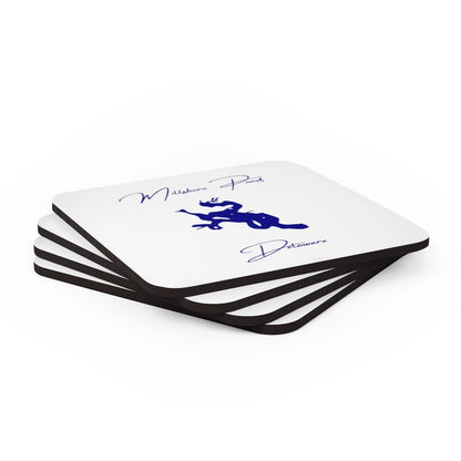 Delaware  Millsboro  Pond  Coaster  Set  front  position  view  from  stacked  3.75  x  3.75.webp