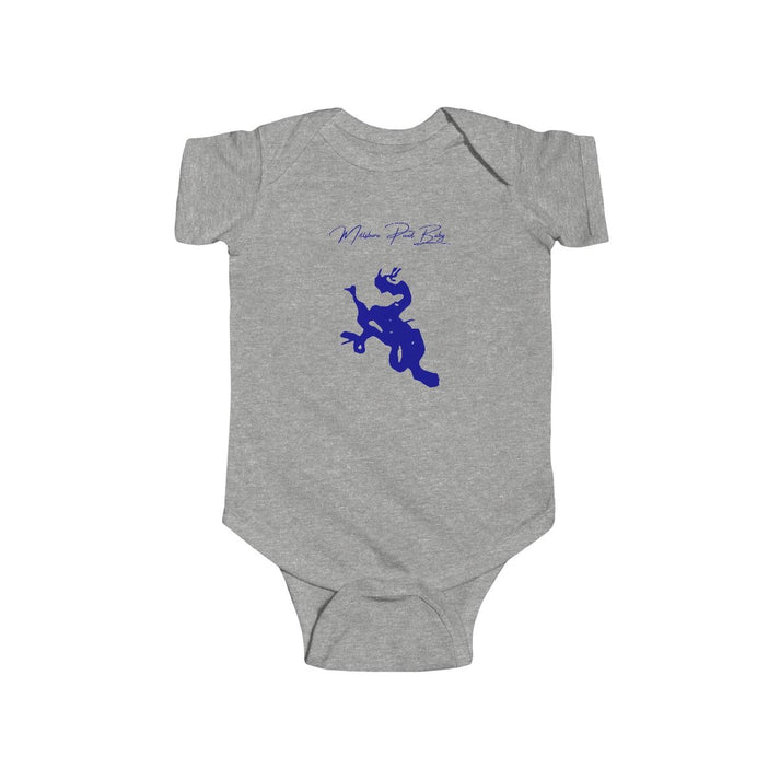 Delaware  Millsboro  Pond  Onesie  front  position  view  from  front  heather.webp
