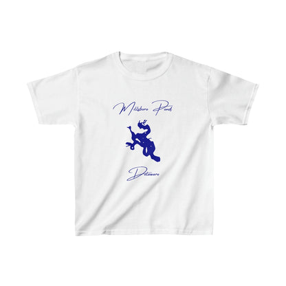 Delaware  Millsboro  Pond  Youth  T-shirt  front  position  view  from  front  white.webp