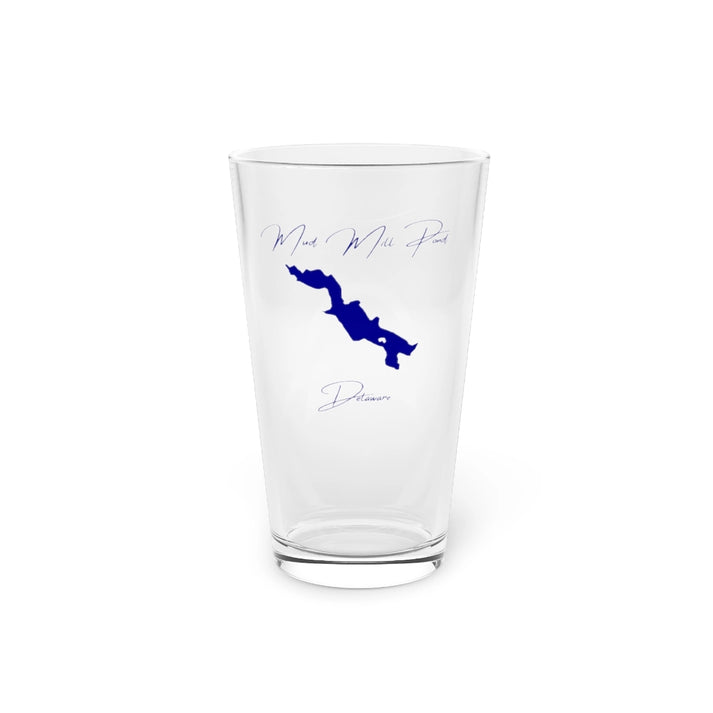 Delaware  Mud  Mill  Pond  16oz  Pint  Glass  front  position  view  from  front  16oz.webp