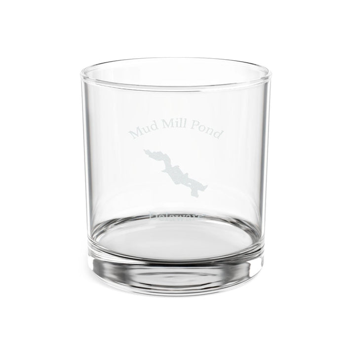 Delaware  Mud  Mill  Pond  Engraved  Whiskey  Glass  other  position  view  from  front  10.5oz.webp