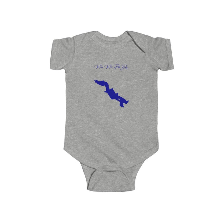 Delaware  Mud  Mill  Pond  Onesie  front  position  view  from  front  heather.webp