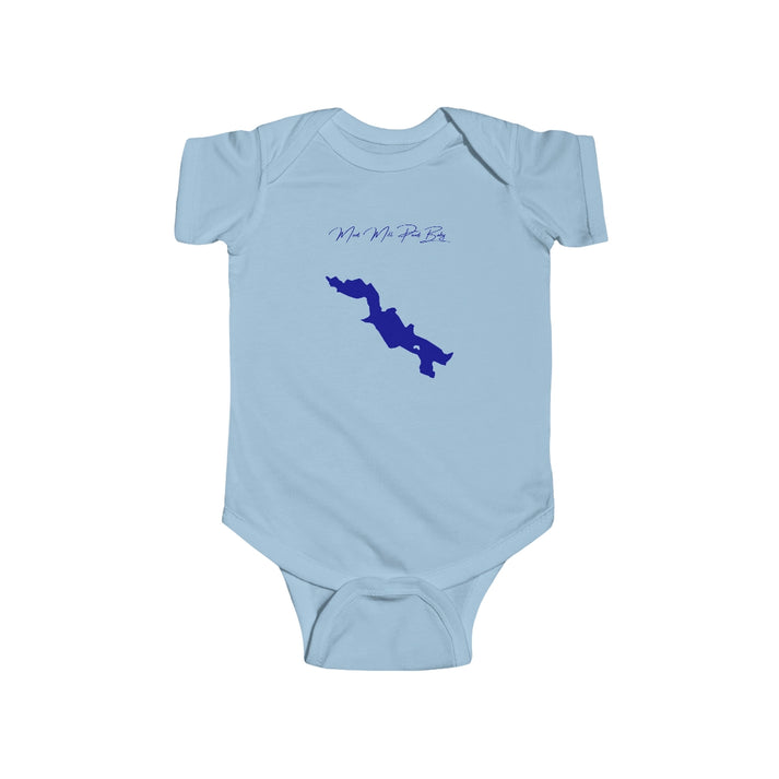 Delaware  Mud  Mill  Pond  Onesie  front  position  view  from  front  light  blue.webp