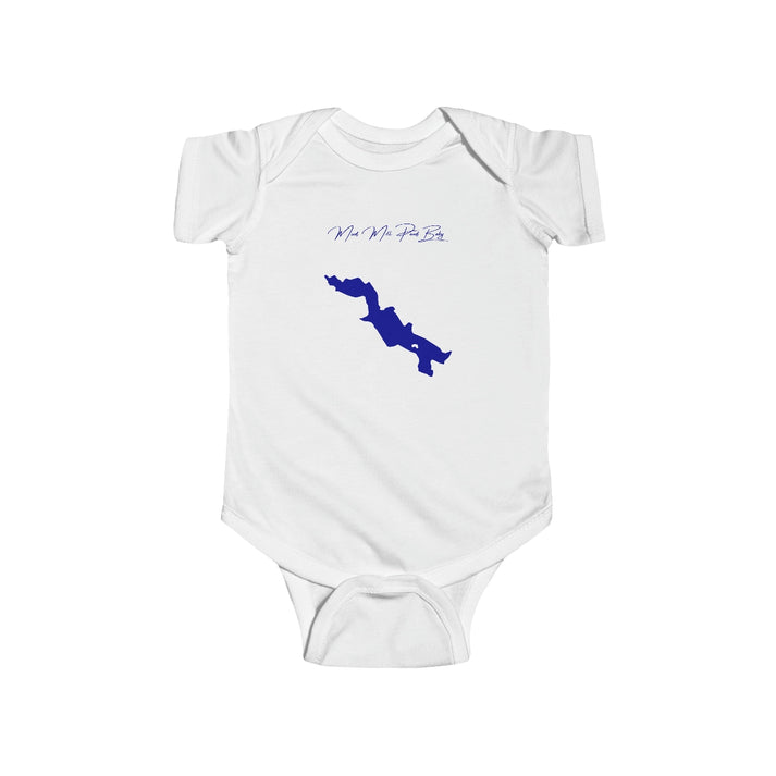 Delaware  Mud  Mill  Pond  Onesie  front  position  view  from  front  white.webp