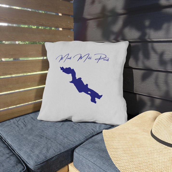 Delaware  Mud  Mill  Pond  Outdoor  Pillow  front  position  view  from  context-1  18  x  18.webp