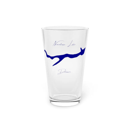 Delaware  Noxontown  Lake  16oz  Pint  Glass  front  position  view  from  front  16oz.webp