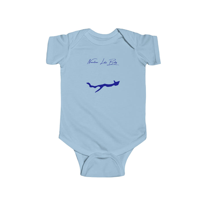 Delaware  Noxontown  Lake  Onesie  front  position  view  from  front  light  blue.webp
