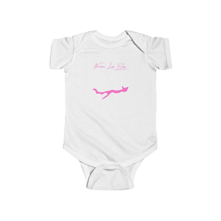 Delaware  Noxontown  Lake  Onesie  front  position  view  from  front  white.webp