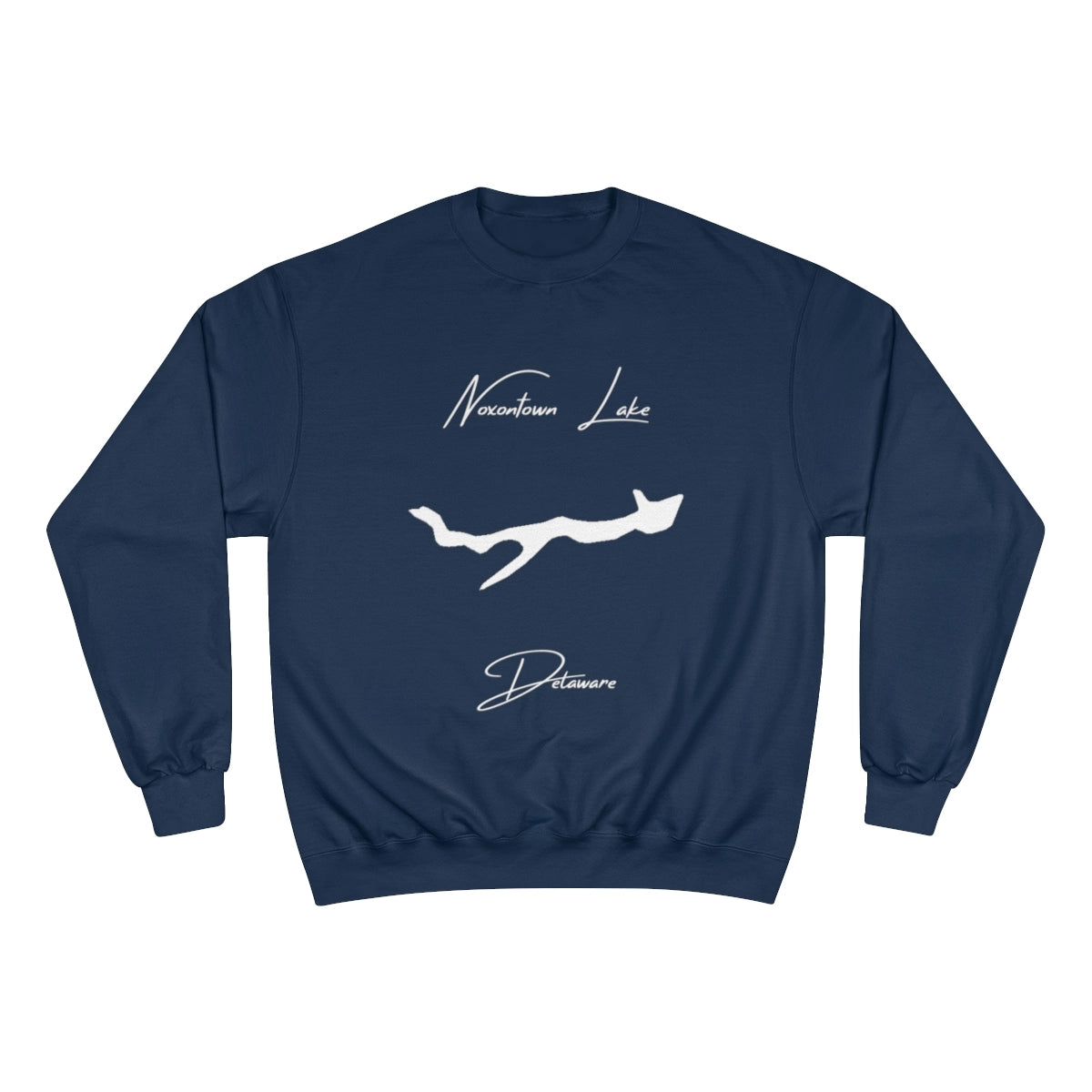 Delaware  Noxontown  Lake  Sweatshirt  front  position  view  from  front  navy.webp