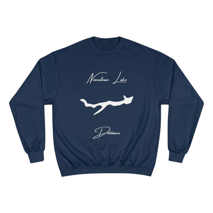 Delaware  Noxontown  Lake  Sweatshirt  front  position  view  from  front  navy.webp