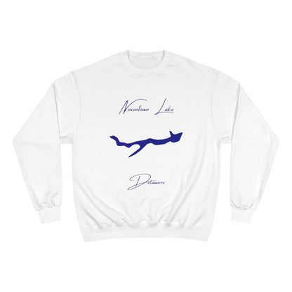 Delaware  Noxontown  Lake  Sweatshirt  front  position  view  from  front  white.webp